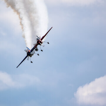 An American made Yak-110 with a 3,000lb turbojet engine coupled between its dual fuselages.